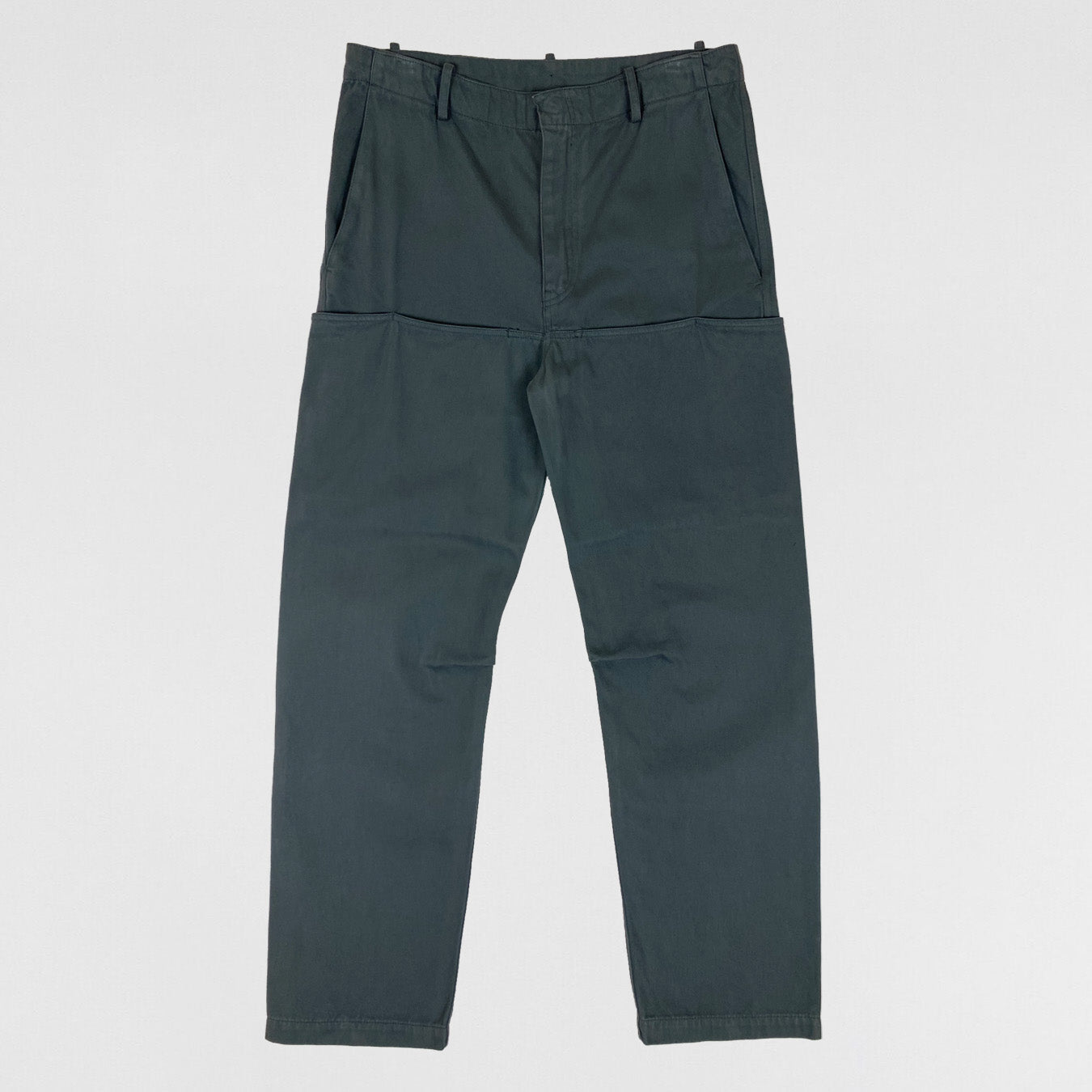YGEBB 2022 Sateen Cargo Pants In Dark Green