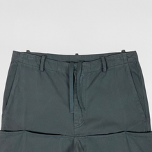 YGEBB 2022 Sateen Cargo Pants In Dark Green