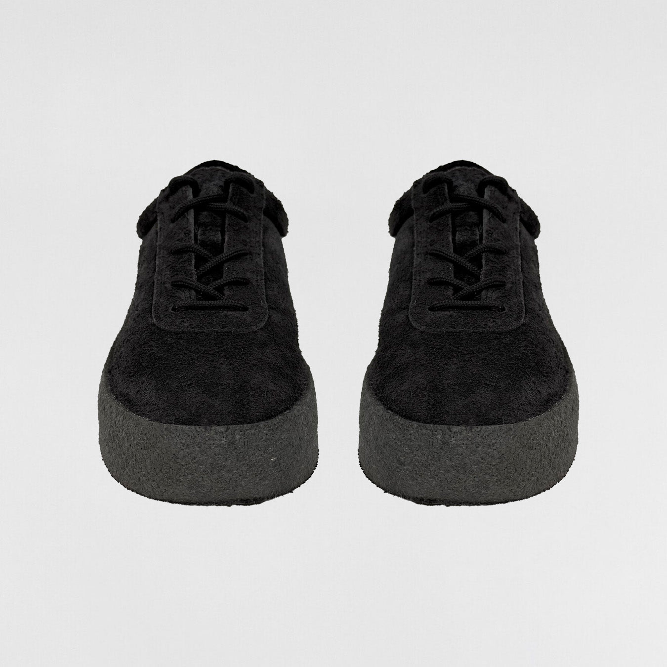 YZY SZN 6 Crepe Sneaker In Suede Black