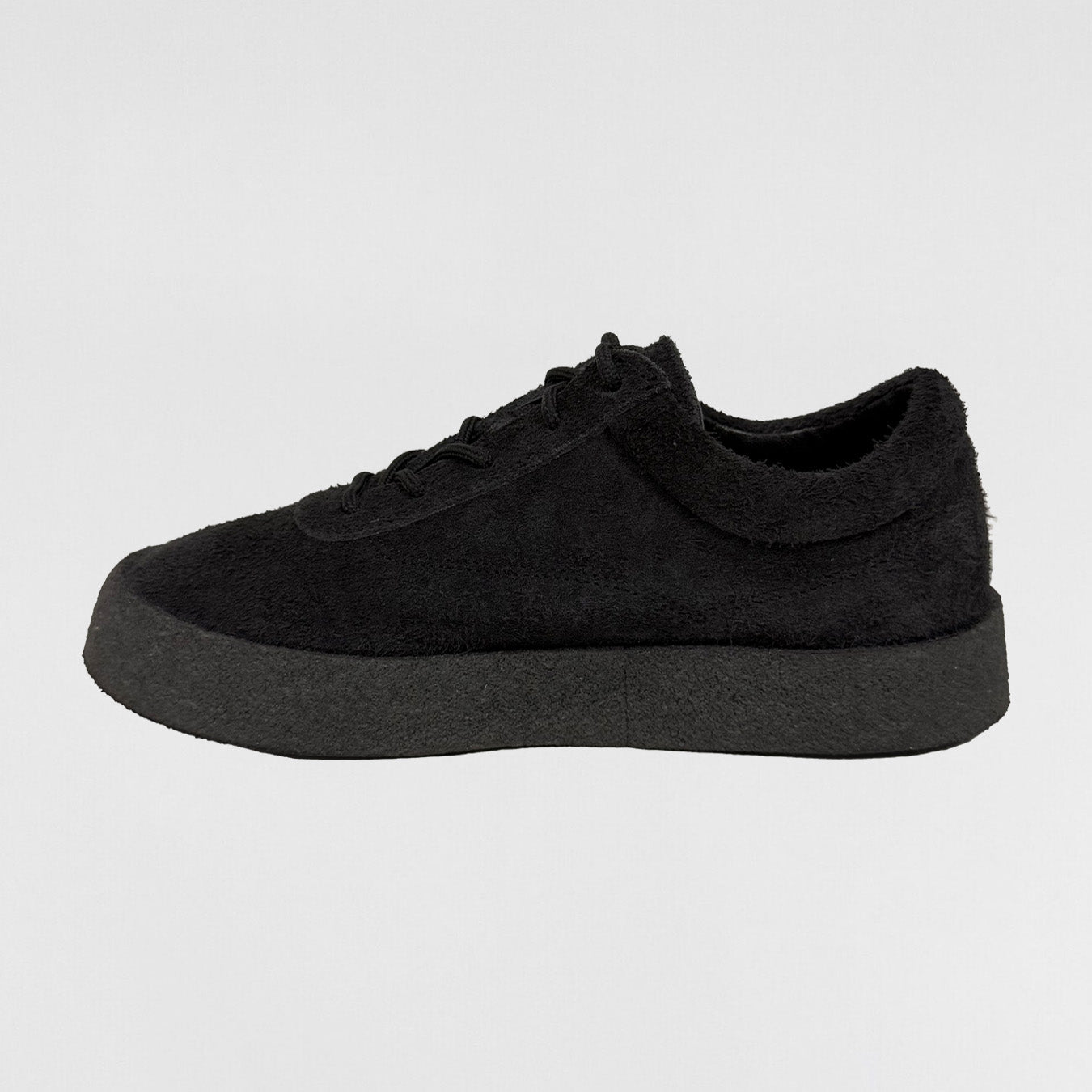 YZY SZN 6 Crepe Sneaker In Suede Black