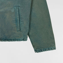 YZY SZN 6 Flannel Lined Canvas Jacket In Glacier