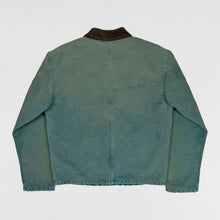 YZY SZN 6 Flannel Lined Canvas Jacket In Glacier