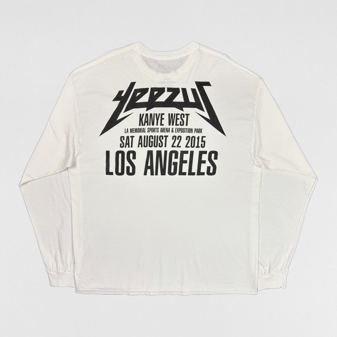 Yeezus Tour 2015 Los Angeles Logo Long Sleeve
