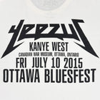 Yeezus Tour 2015 Ottawa Bluefest Logo Long Sleeve
