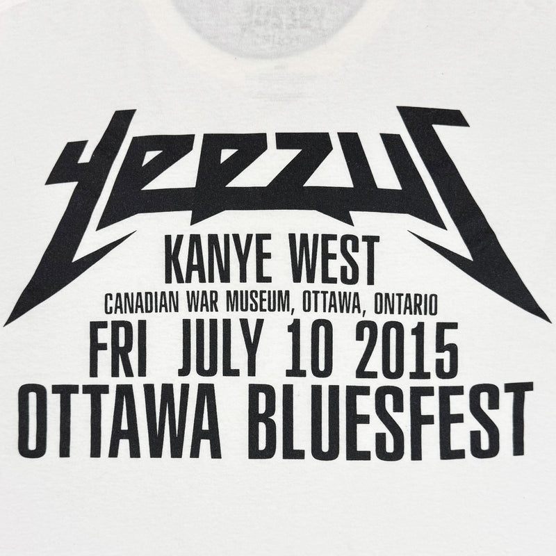 Yeezus Tour 2015 Ottawa Bluefest Logo Long Sleeve