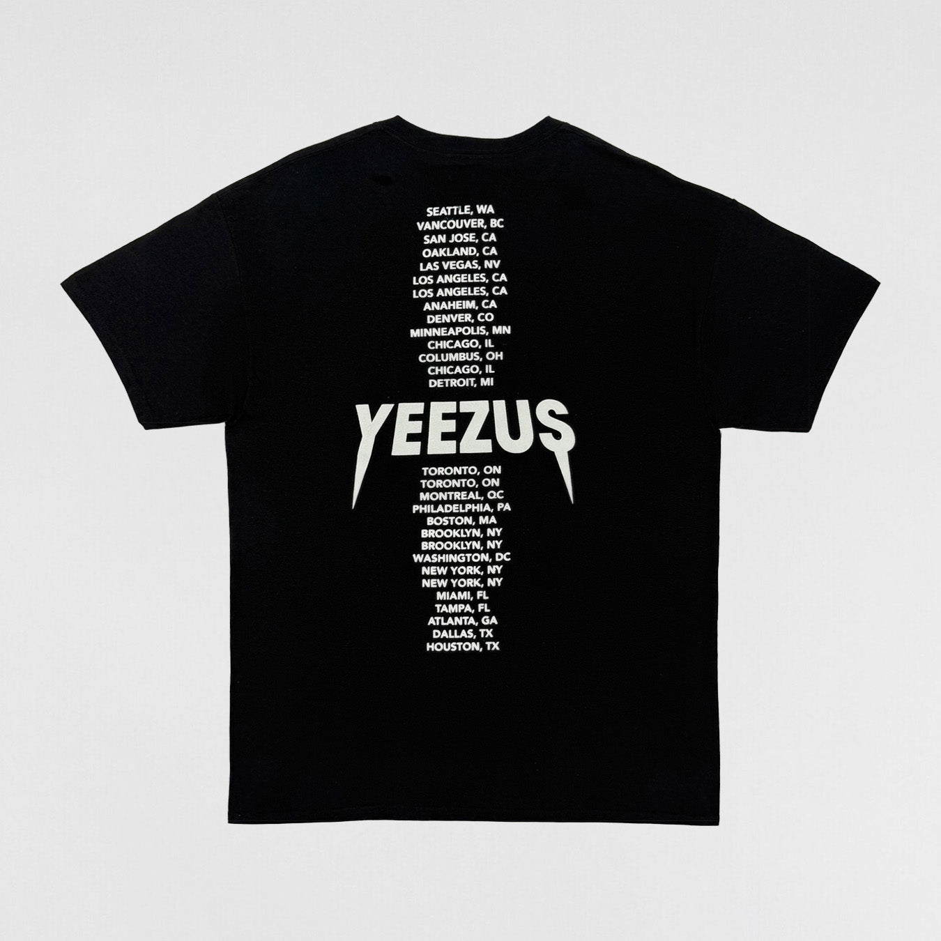 Yeezus Tour 2013 Black Skinhead Tee By Nick Knight