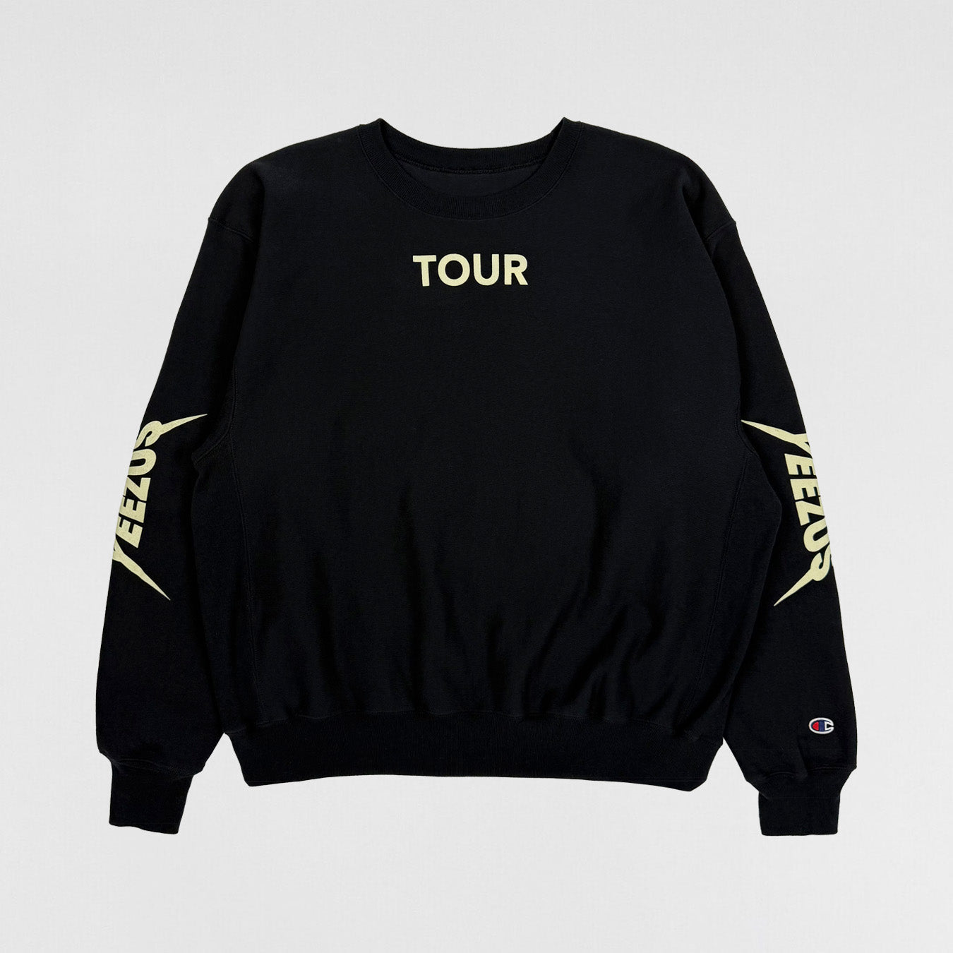 Yeezus Tour 2014 Unreleased Glastonbury Festival Crewneck In Black