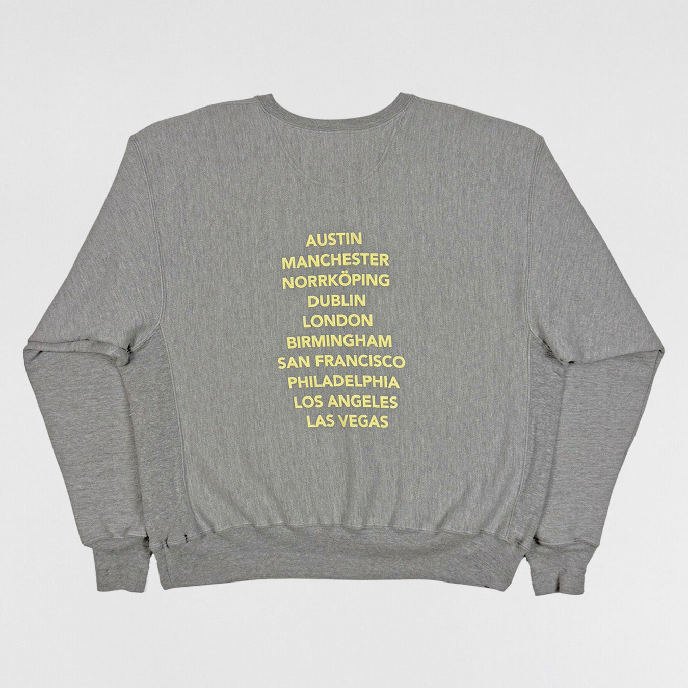Yeezus Tour 2014 Unreleased Glastonbury Festival Crewneck In Grey