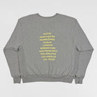 Yeezus Tour 2014 Unreleased Glastonbury Festival Crewneck In Grey