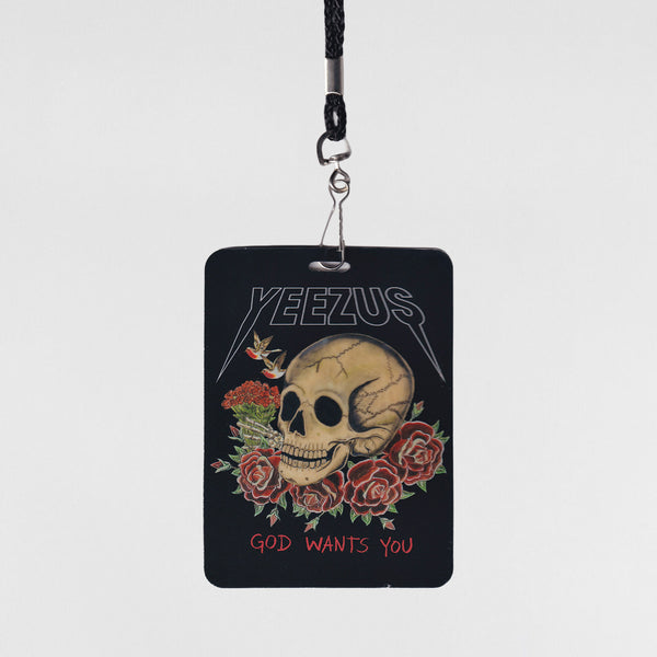 Yeezus Tour 2013 VIP Lanyard Pass By Wes Lang