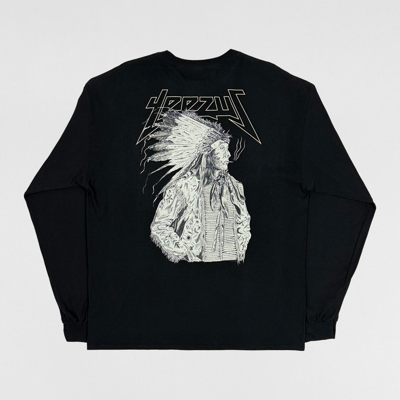 Yeezus 2015 Unreleased Native Chief Long Sleeve By Wes Lang