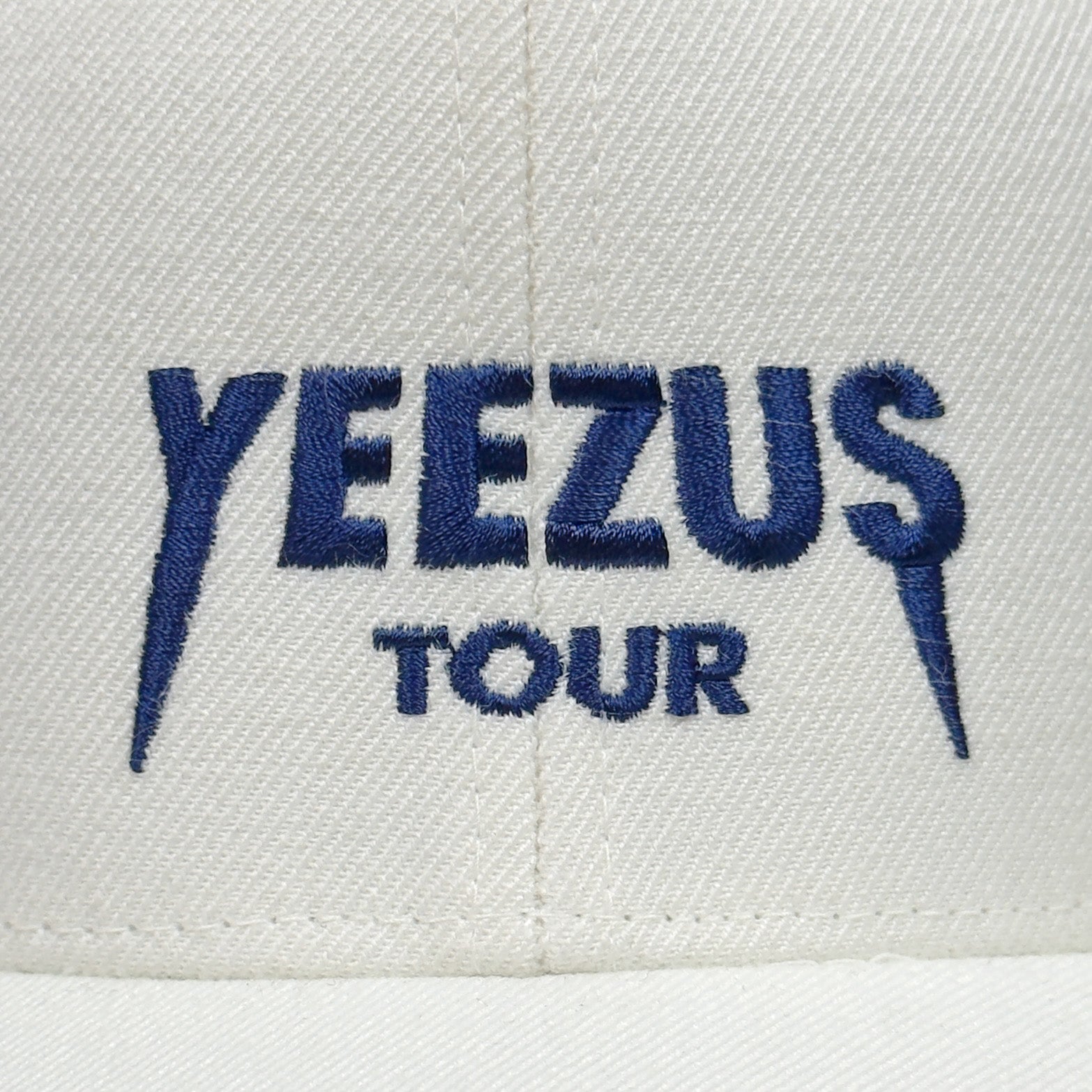 Yeezus Tour 2013 OG Embroidered Hat In White
