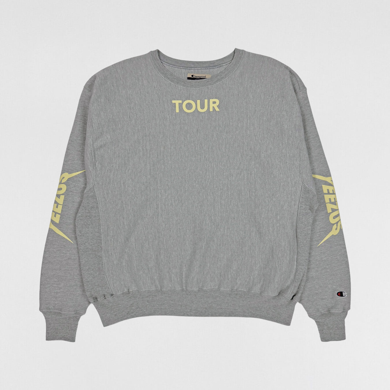 Yeezus Tour 2014 Unreleased Glastonbury Festival Crewneck In Grey