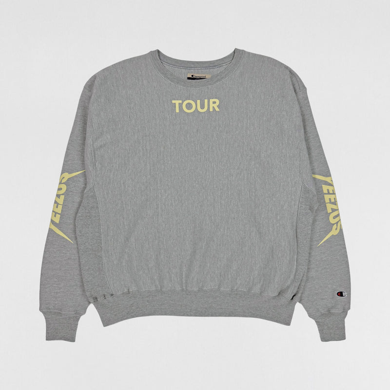 Yeezus Tour 2014 Unreleased Glastonbury Festival Crewneck In Grey