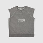 Yeezus Tour 2013 Cut Off Crewneck In Heather Grey