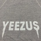 Yeezus Tour 2013 Cut Off Crewneck In Heather Grey