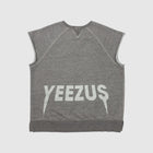 Yeezus Tour 2013 Cut Off Crewneck In Heather Grey