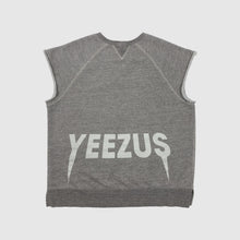 Yeezus Tour 2013 Cut Off Crewneck In Heather Grey