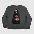 Yeezus Tour 2014 Reaper Crewneck In Washed Grey