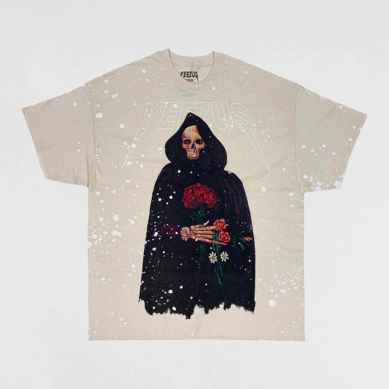 Yeezus Tour 2014 Las Vegas Splatter Tee By Jerry Lorenzo