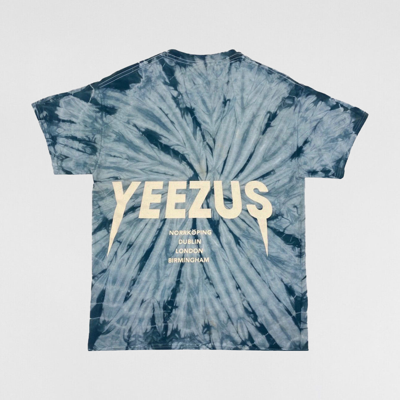 Yeezus Tour 2014 Euro Tie Dye Tee By Virgil Abloh