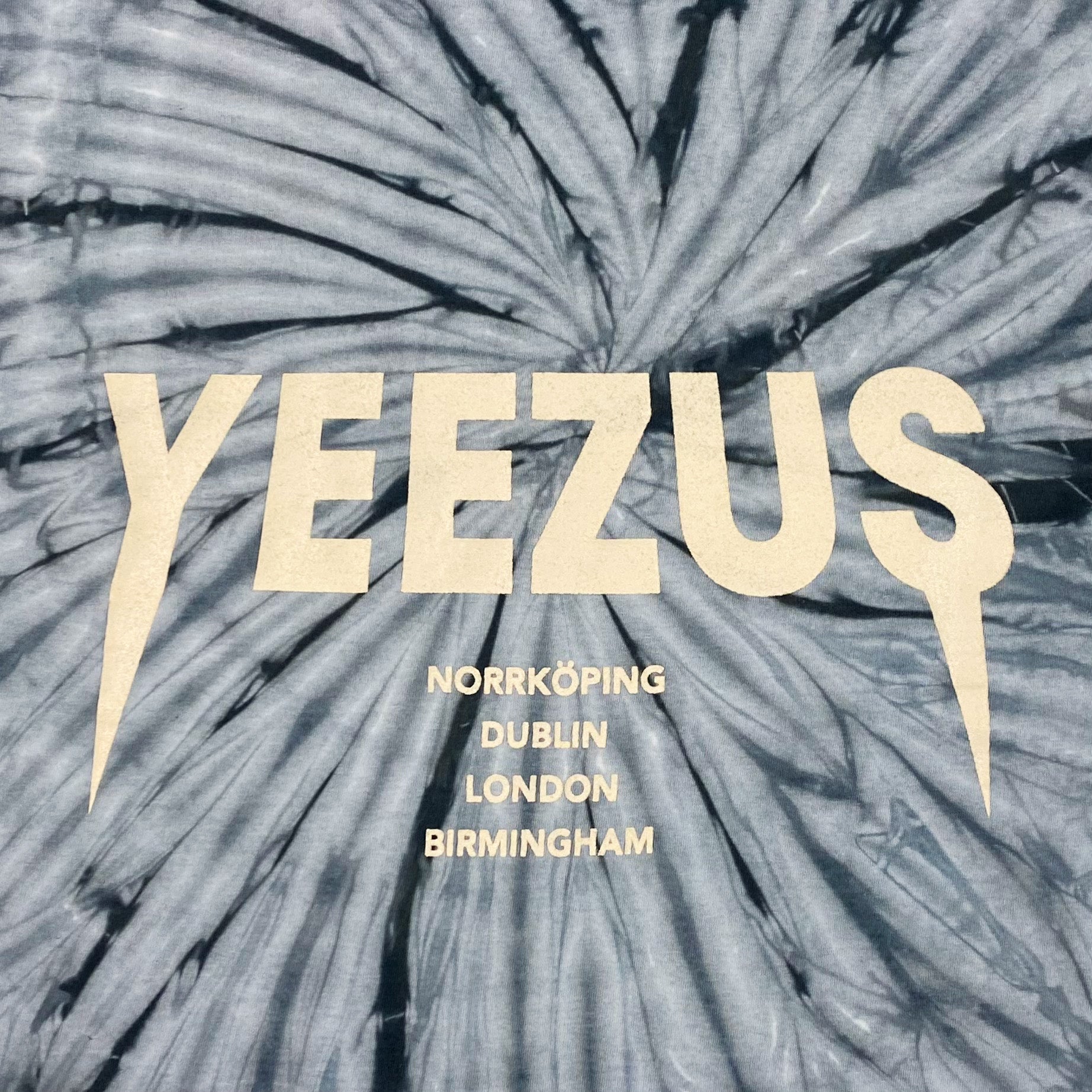 Yeezus Tour 2014 Euro Tie Dye Tee By Virgil Abloh