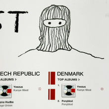 Yeezus 2013 Unreleased Poster By Virgil Abloh + Signed By Ye