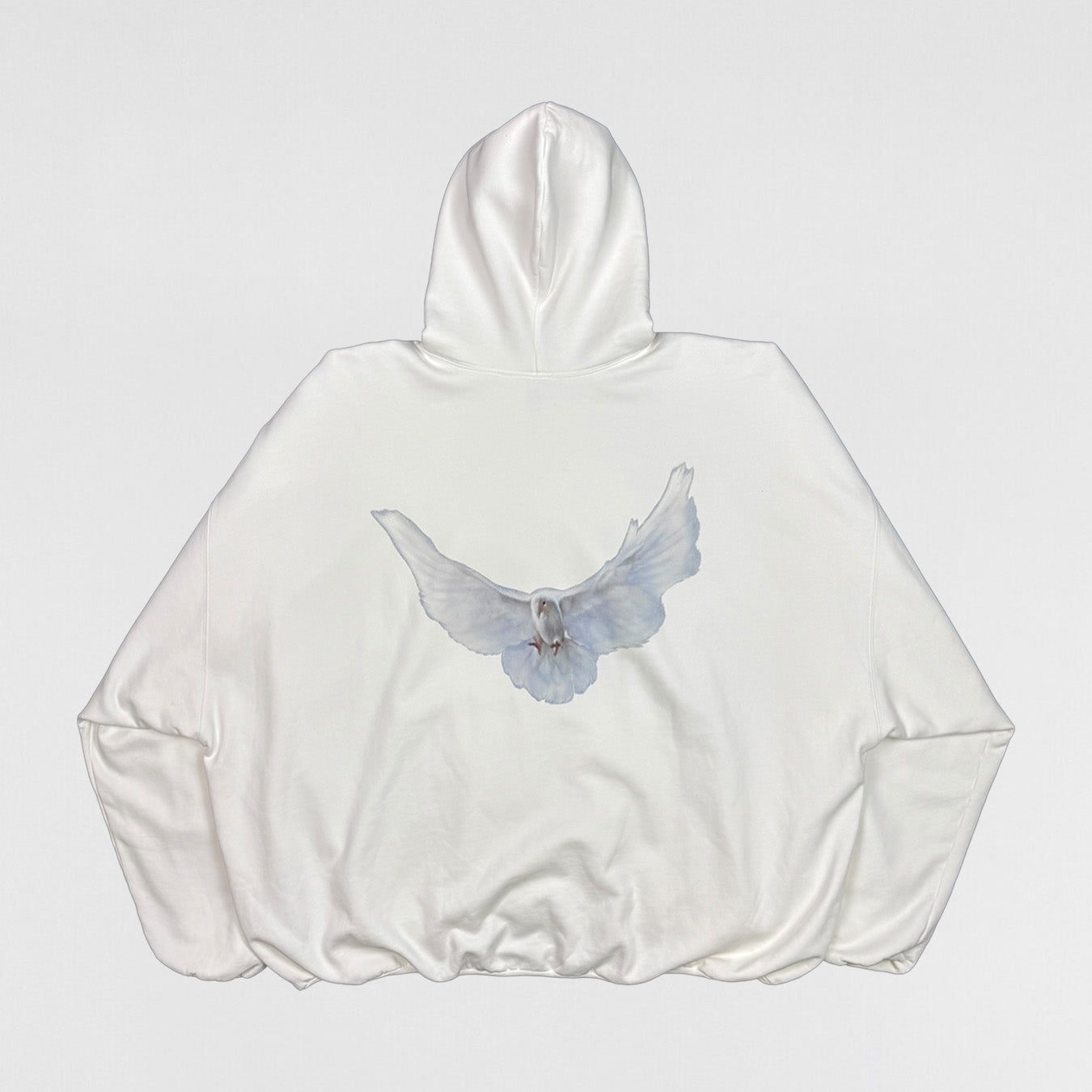 YGEBB 2022 Double Layered Dove Hoodie In White