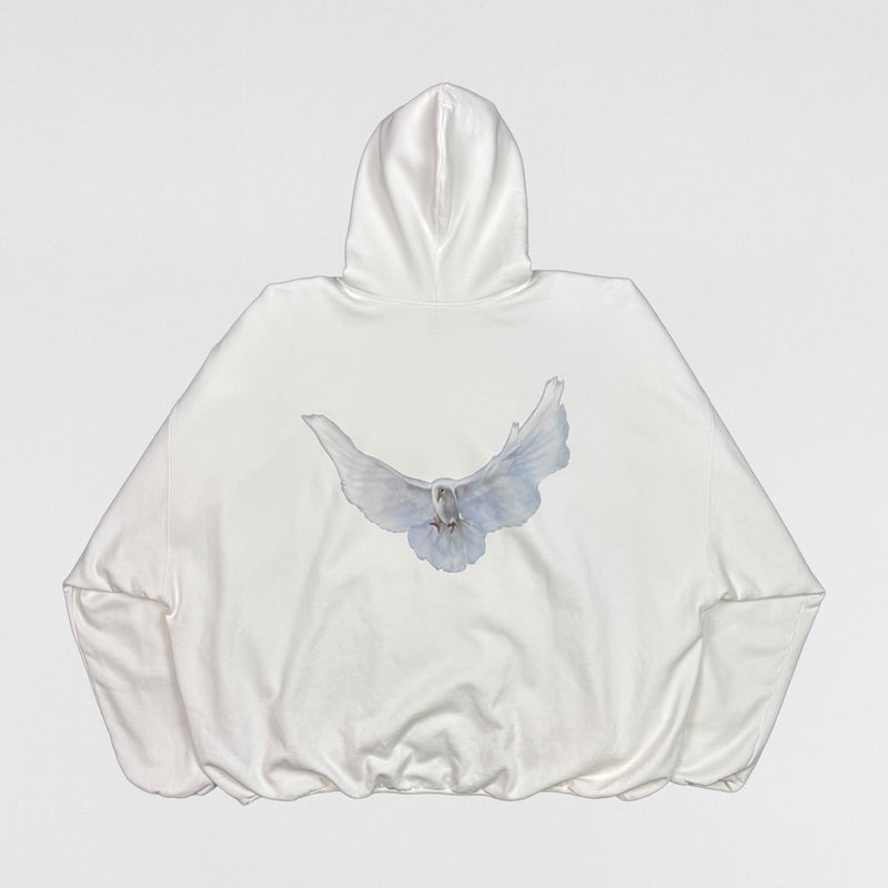 YGEBB 2022 Double Layered Dove Hoodie In White