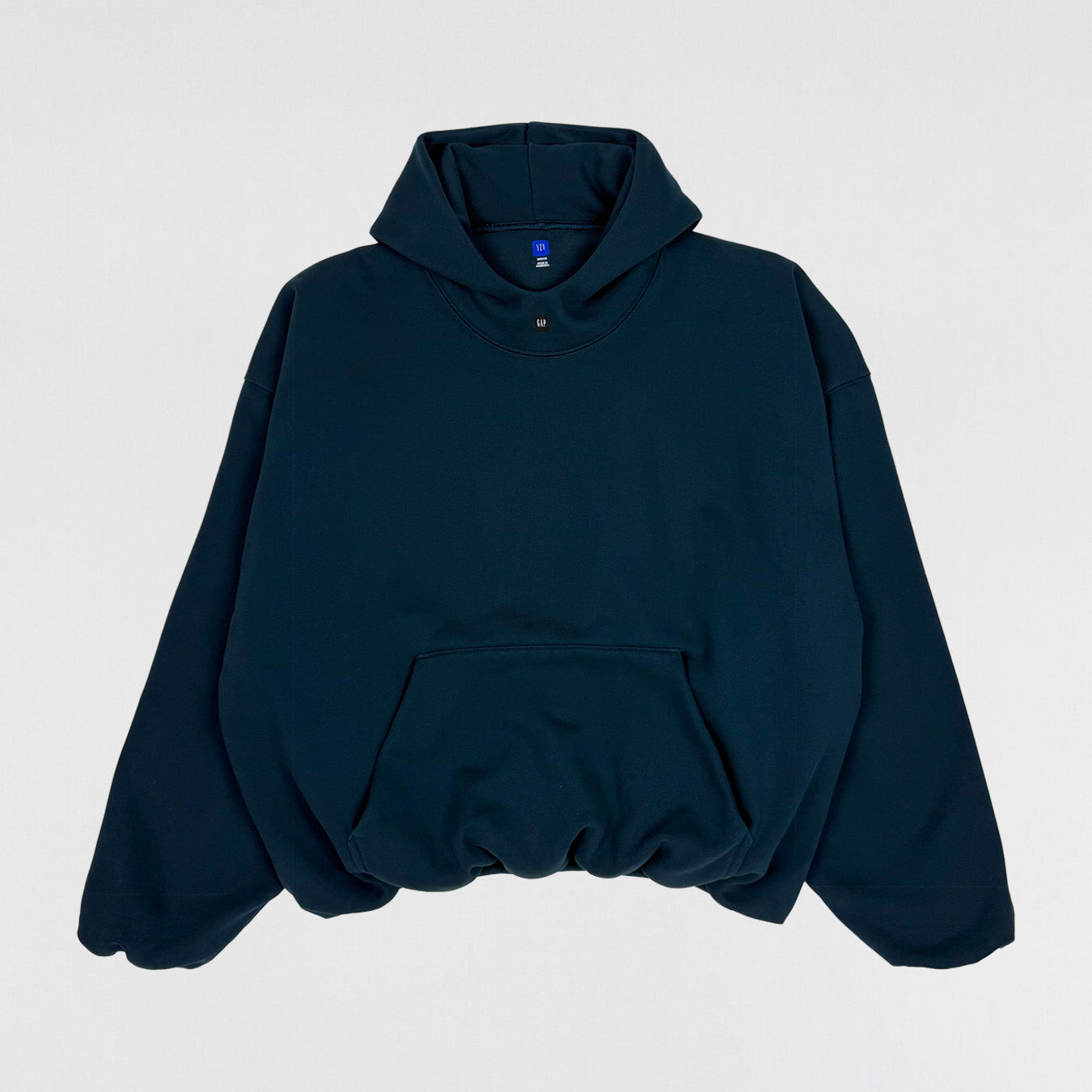 YGEBB 2022 Double Layered Logo Hoodie In Dark Blue
