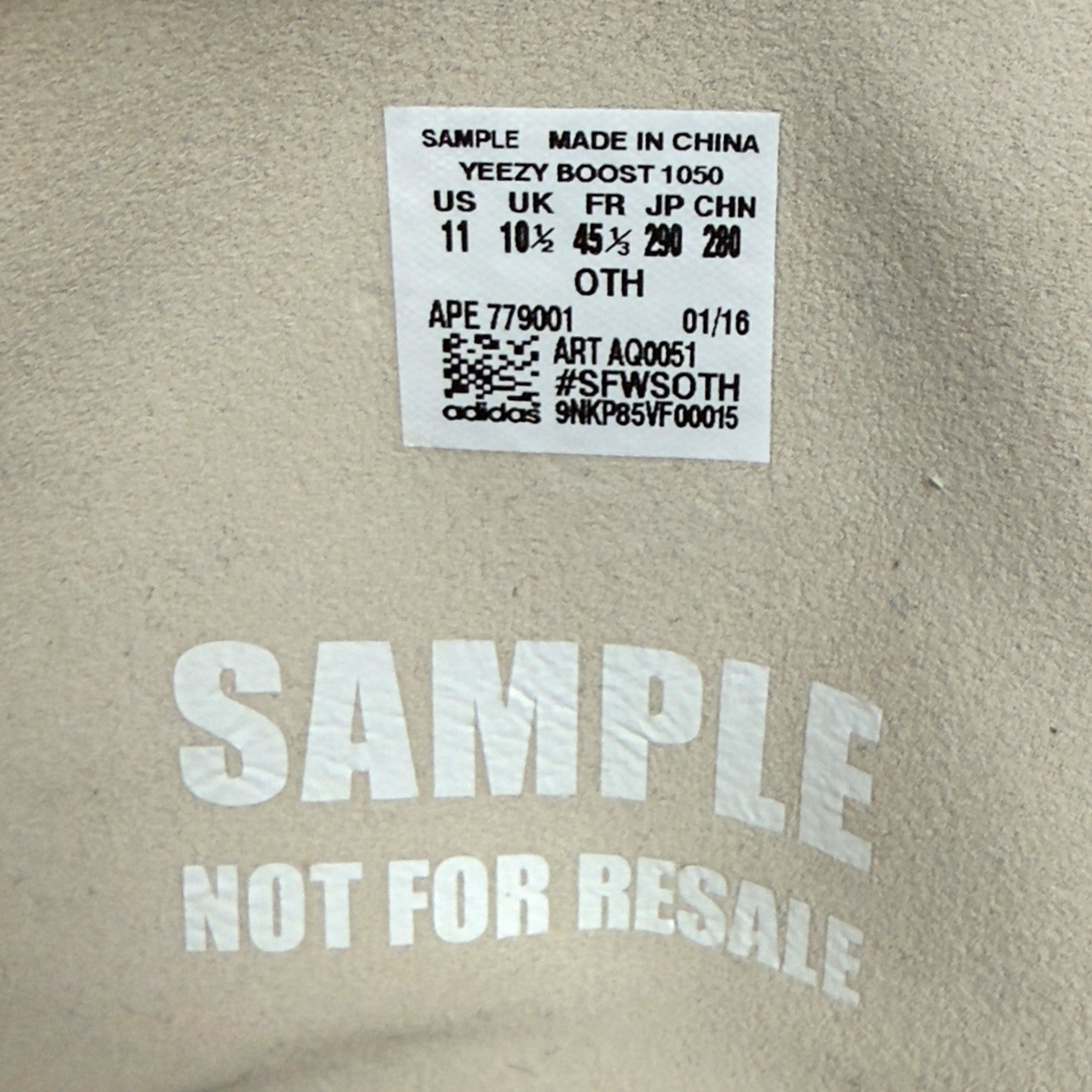 YZY SZN 3 Unreleased 1050 Runway Sample Boots