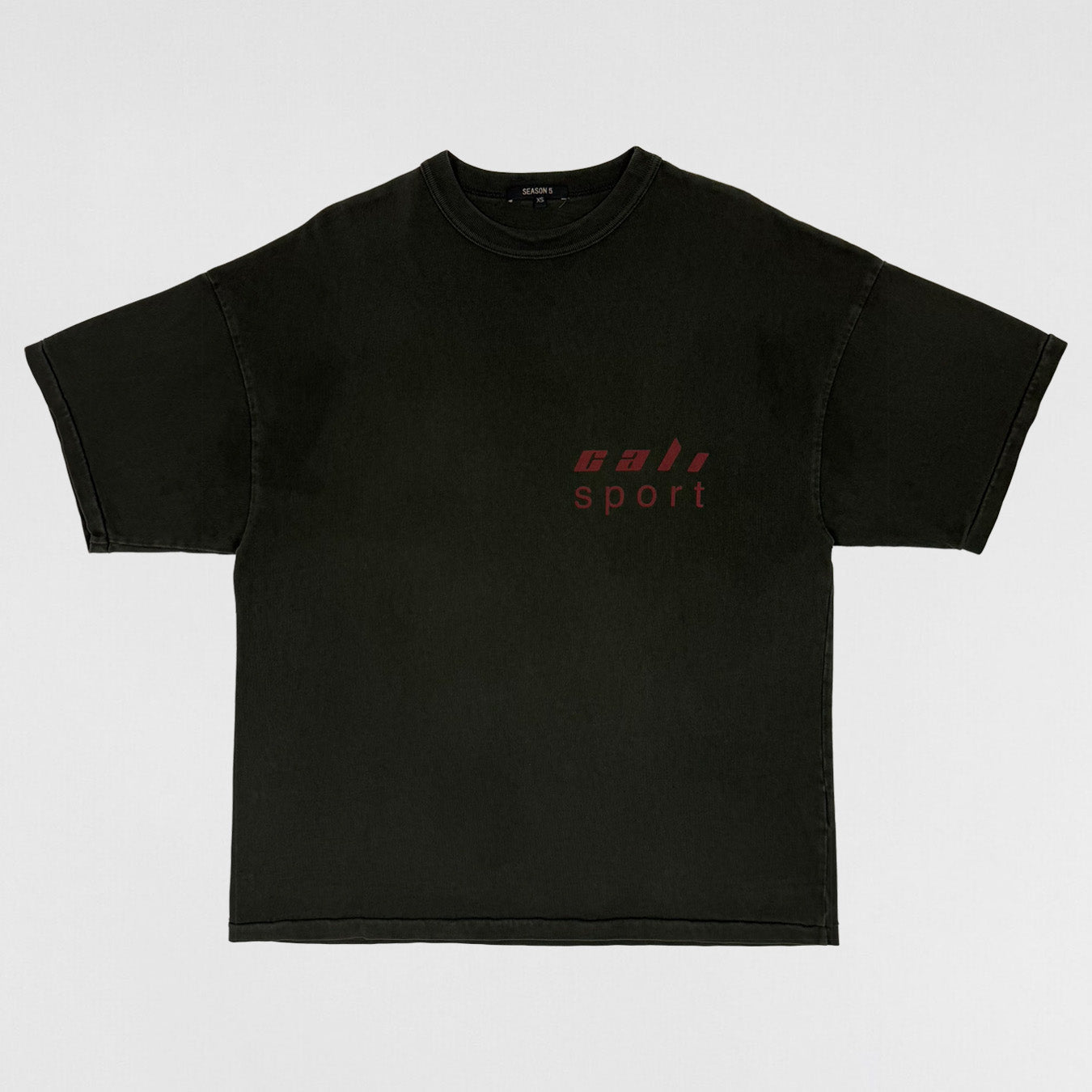YZY SZN 5 Cali Sport Tee In Onyx Dust