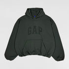 YGEBB 2022 Double Layered Dove Hoodie In Dark Green