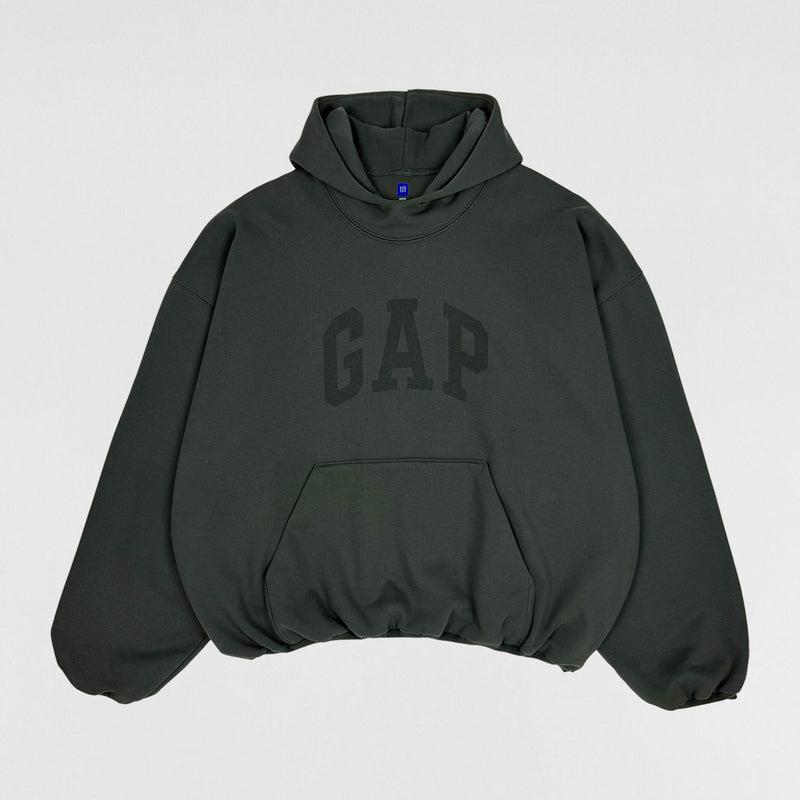 YGEBB 2022 Double Layered Dove Hoodie In Dark Green