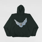 YGEBB 2022 Double Layered Dove Hoodie In Dark Green