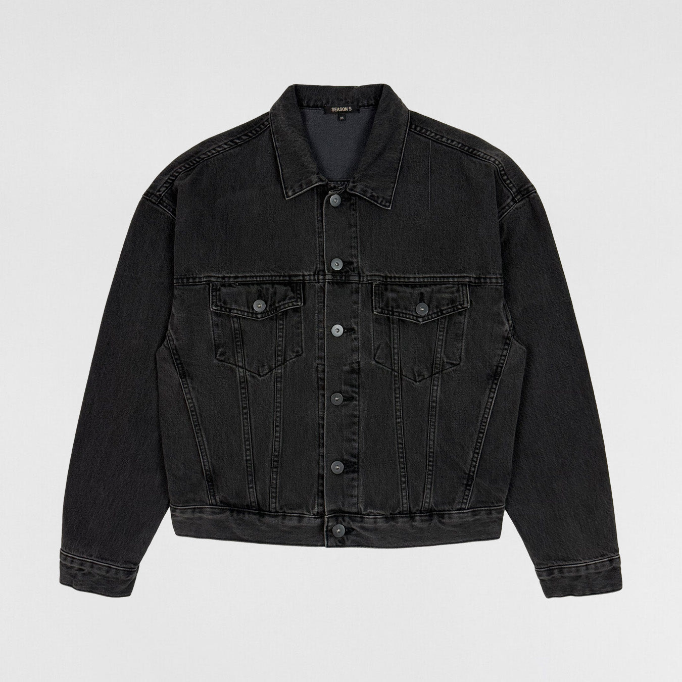 YZY SZN 5 Classic Denim Jacket In Faded Ink