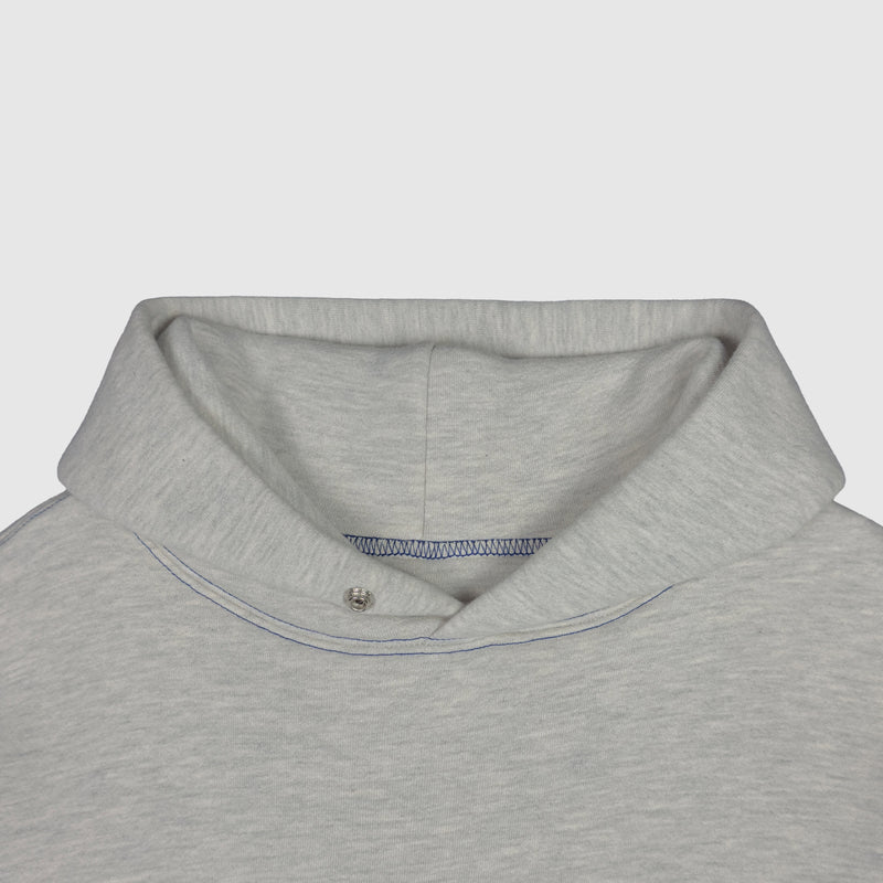 YZY 2019 Unreleased Snap Button Blue Stitch Perfect Hoodie