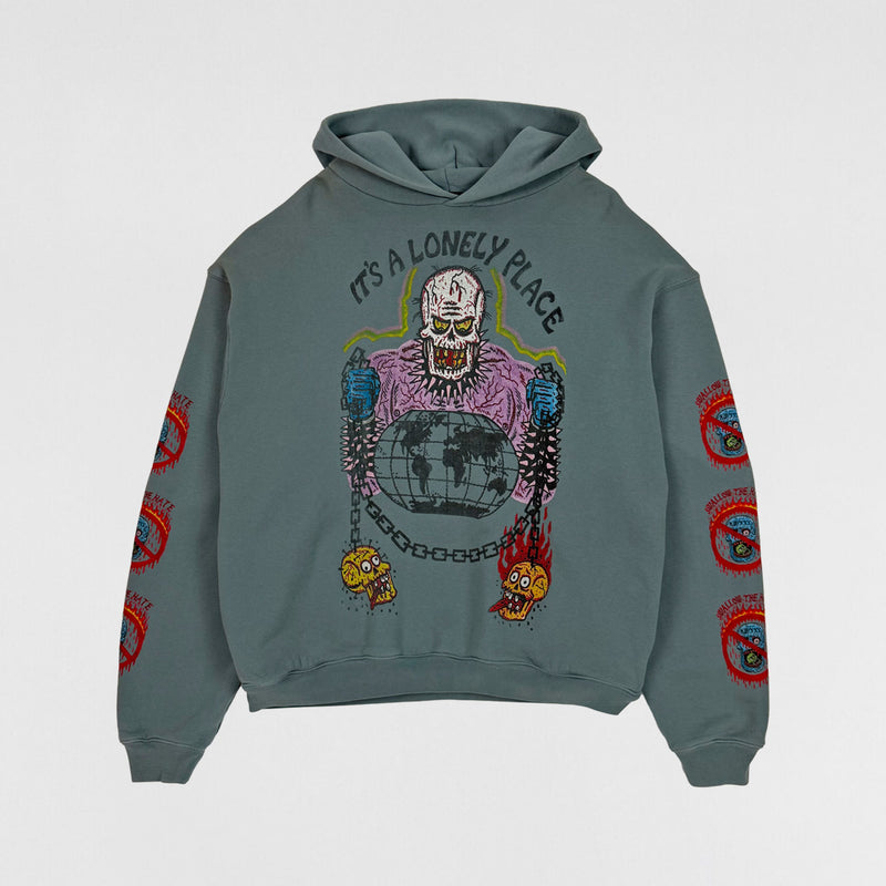 YZY 2018 XXXTENTACION 'One Minute' Hoodie In Glacier