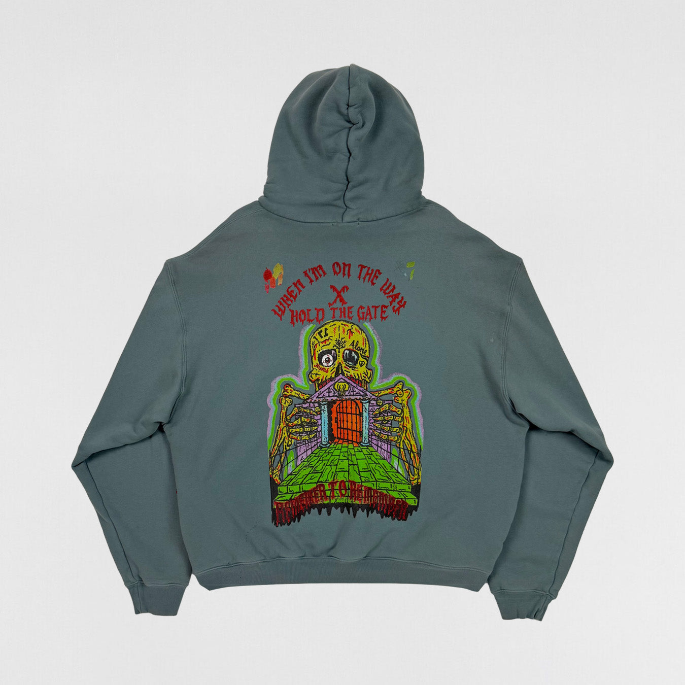 YZY 2018 XXXTENTACION 'One Minute' Hoodie In Glacier