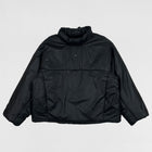 YGEBB 2022 Mock Neck Puffer Jacket In Black