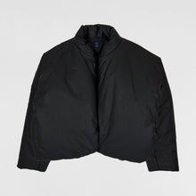 YGEBB 2022 Round Jacket V1 In Coated Cotton Black