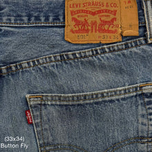 YZY 2021 Vintage 'Free Hoover' Levi's Denim In Indigo Wash