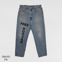 YZY 2021 Vintage 'Free Hoover' Levi's Denim In Indigo Wash