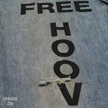 YZY 2021 Vintage 'Free Hoover' Levi's Denim In Indigo Wash