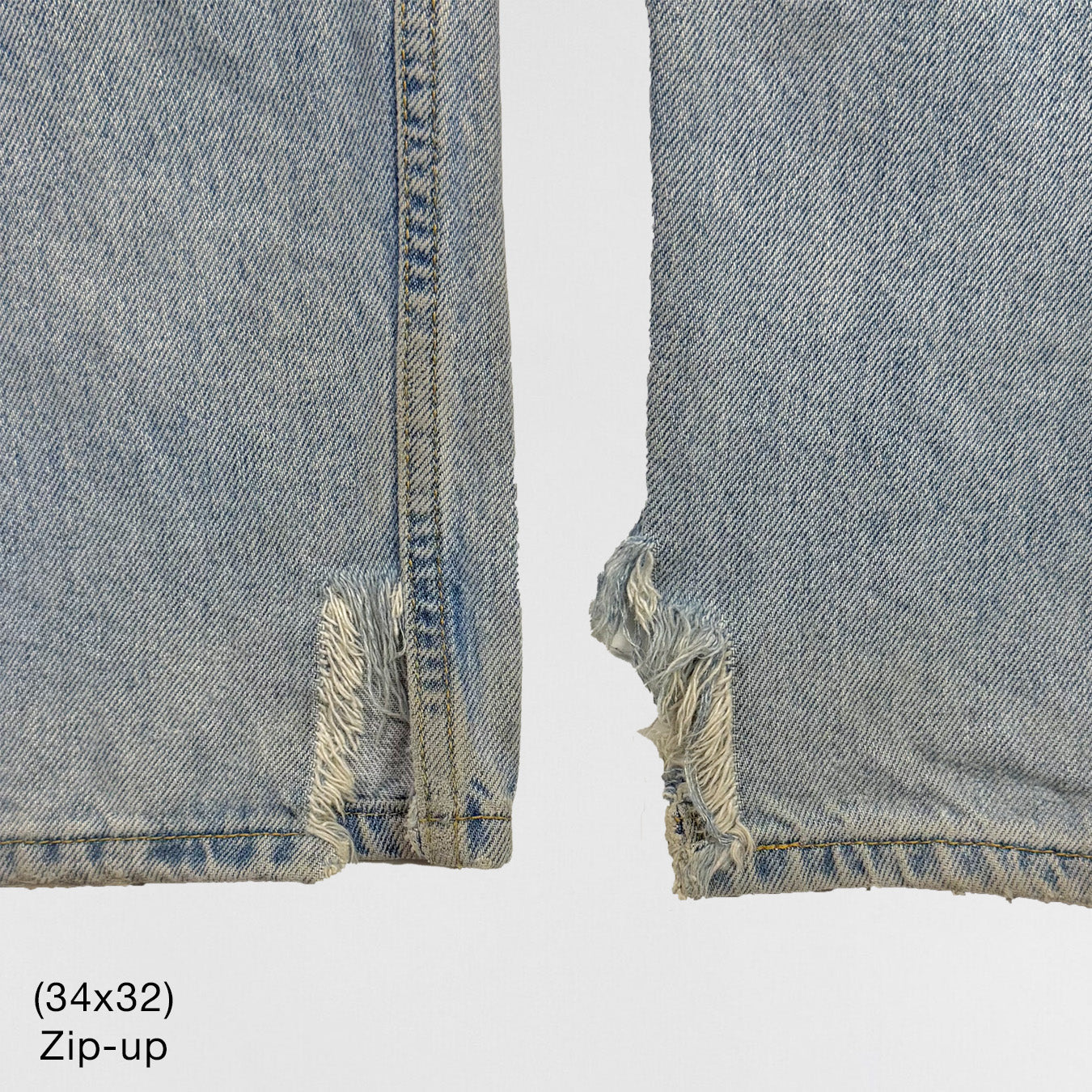 YZY 2021 Vintage 'Free Hoover' Levi's Denim In Light Wash