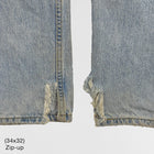 YZY 2021 Vintage 'Free Hoover' Levi's Denim In Light Wash