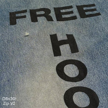 YZY 2021 Vintage 'Free Hoover' Levi's Denim In Indigo Wash