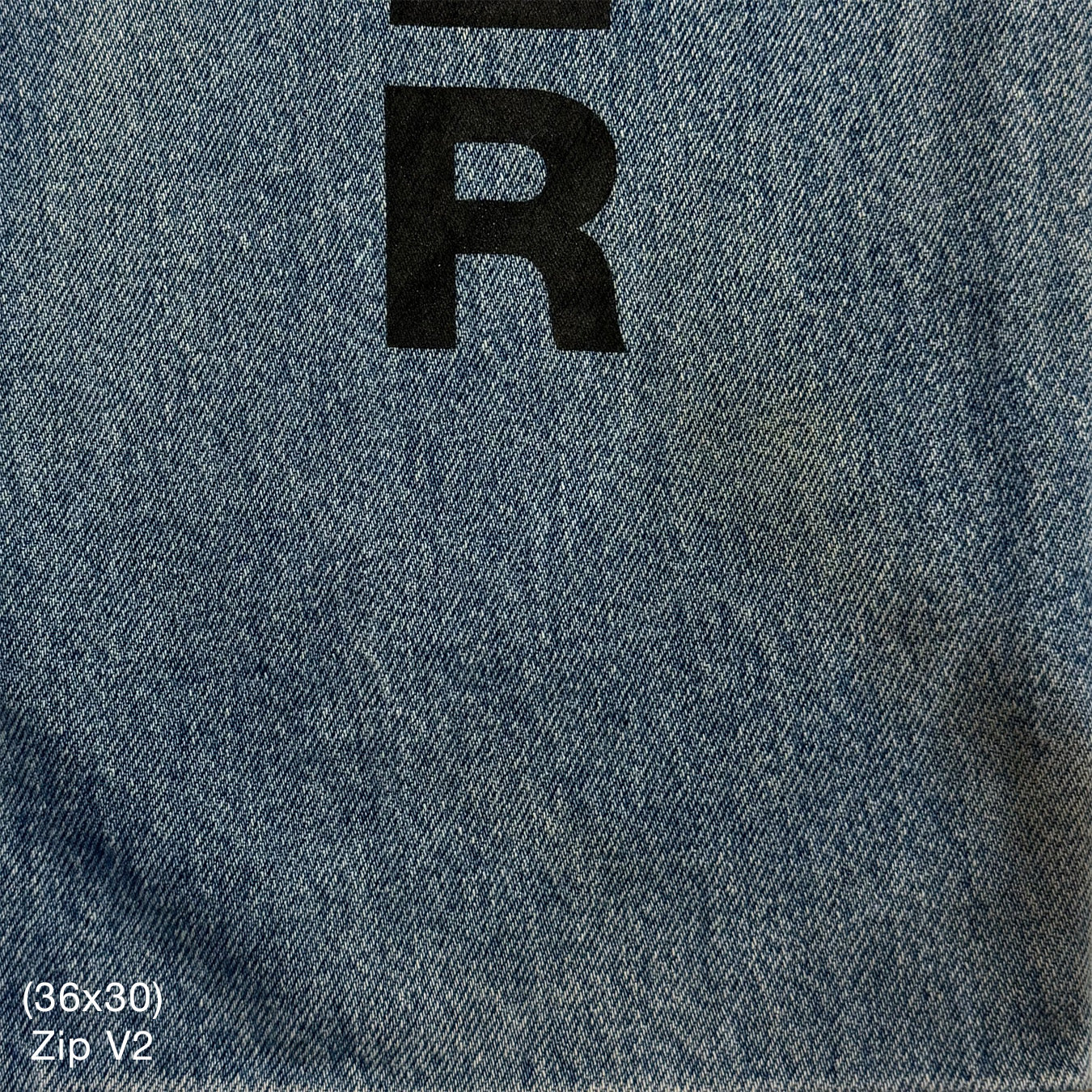 YZY 2021 Vintage 'Free Hoover' Levi's Denim In Indigo Wash