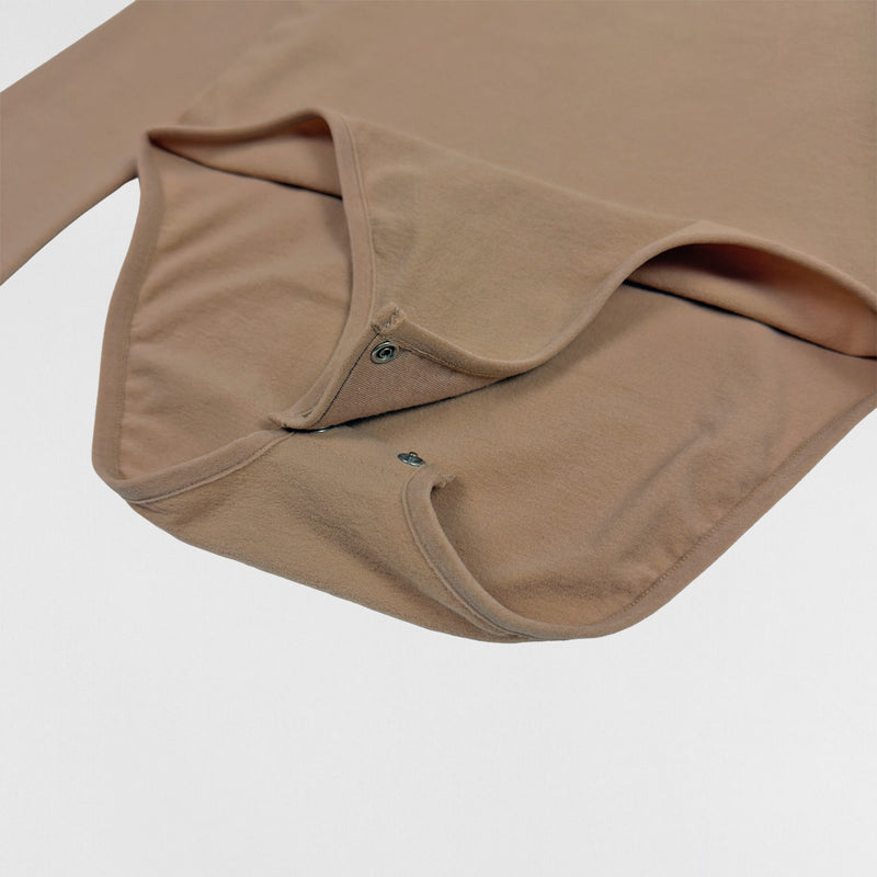 YZY SZN 2 Long Sleeve Bodysuit In Sand