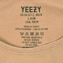 YZY SZN 2 Long Sleeve Bodysuit In Sand